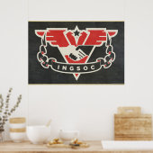 INGSOC 1984プロパガンダポスター ポスター (キッチン)