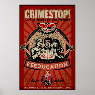 INGSOC 1984年のThoughtcrimeのプリント ポスター