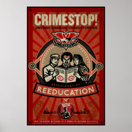 INGSOC 1984心配犯罪プリント ポスター