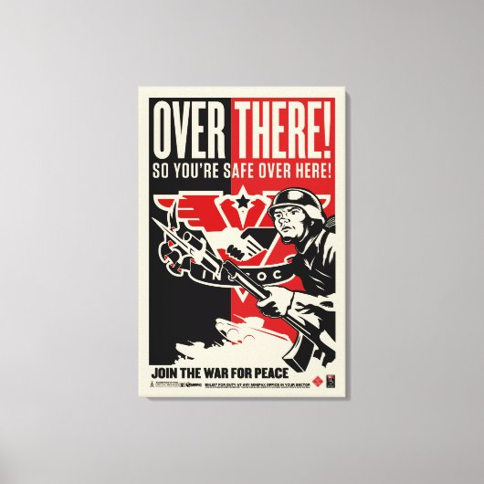 INGSOC Over ThereWrapped Canvas キャンバスプリント (正面)