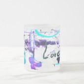 Inh. Love... 2 フロストグラスマグカップ (中央)