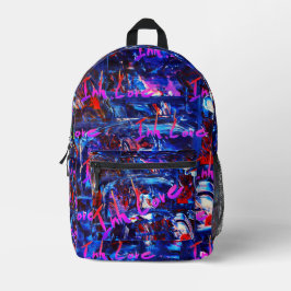 Inh. Love... 3 プリントバックパック