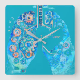 Inh. Love 5 Agenda スクエア壁時計