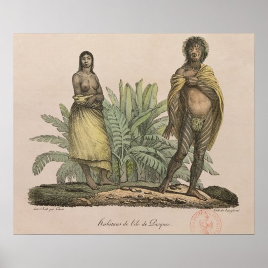 Inhabitants of Easter Island ポスター (正面)