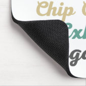 Inhaleチョコレートチップクッキーはネガティビティを持つ マウスパッド (コーナー)