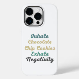 Inhaleチョコレートチップクッキーはネガティビティを持つ Case-Mate iPhone 14 Proケース