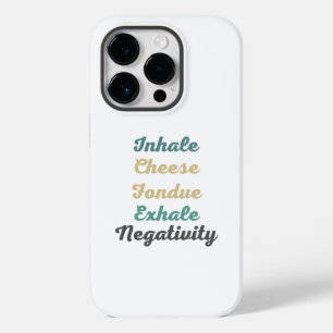 InhaleチーズフォンデュExhaleネガティビティ電話ケース Case-Mate iPhone 14 Proケース