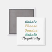 InhaleチーズフォンデュExhale負性磁石 マグネット (正面/裏面)