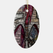 inhale吐き出します セラミックオーナメント (右)