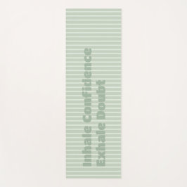 「Inhale自信、Exhale疑いやる気を起こさせる」 ヨガマット