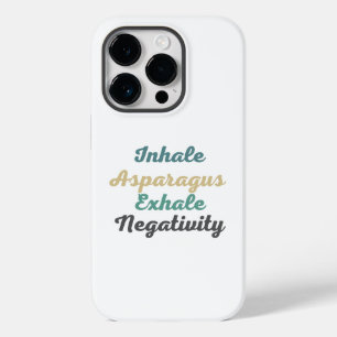 Inhale Asparagus Exhaleネガティビティ電話ケース Case-Mate iPhone 14 Proケース