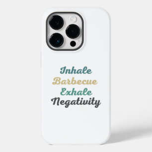Inhale Barbecue Exhaleネガティビティ電話ケース Case-Mate iPhone 14 Proケース