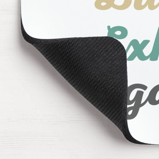 Inhale Burger Exhale Negativity Mouse Pad マウスパッド (コーナー)