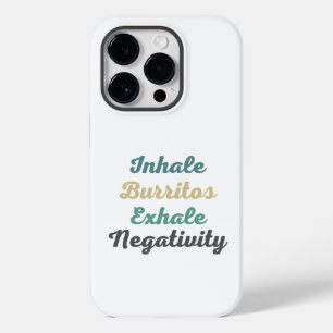Inhale Burritos Exhaleネガティビティ電話ケース Case-Mate iPhone 14 Proケース