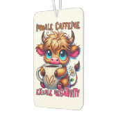 Inhale Caffeine Exhale Negativity  カーエアーフレッシュナー (左)