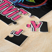 Inhale Caffeine Exhale Negativity ジグソーパズル (側面)