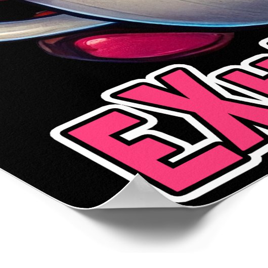 Inhale Caffeine Exhale Negativity  ポスター (角)