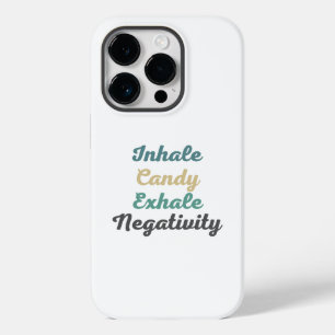 Inhale Candy Exhaleネガティビティ電話ケース Case-Mate iPhone 14 Proケース