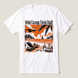 Inhale Course Exhale疑いやる気を起こさせる- トライブレンドＴシャツ