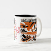 Inhale Course Exhale Douce - 感動的 Coffee ツートーンマグカップ (正面右)