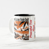 Inhale Course Exhale Douce - 感動的 Coffee ツートーンマグカップ (正面左)