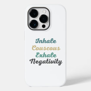 Inhale Couscous Exhaleネガティビティ電話ケース Case-Mate iPhone 14 Proケース