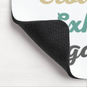 Inhale Croissant Exhaleネガティブマウスパッド マウスパッド (コーナー)