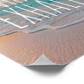 Inhale Exhaleカリブのビーチパラダイスポスター ポスター (角)