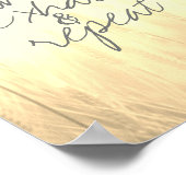 inhale exhaleポスター文字オン自然写真 ポスター (角)