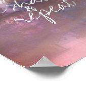 inhale exhale引用文オン自然フォトアート ポスター (角)