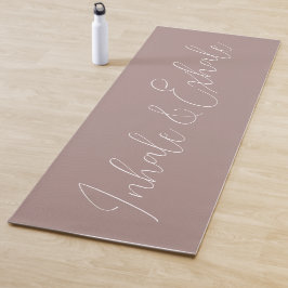 Inhale & Exhale Fitness Yoga Mat ヨガマット
