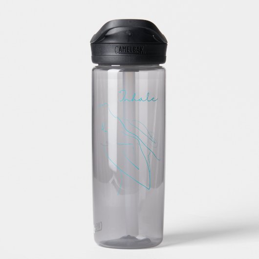 Inhale, Exhale – Mindful Hydration Bottle ウォーターボトル (背面)