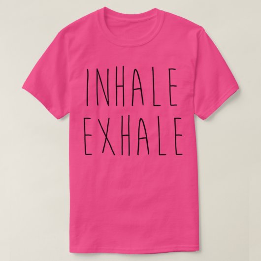 Inhale Exhale TシャツクラシックTシャツ Tシャツ (デザイン正面)