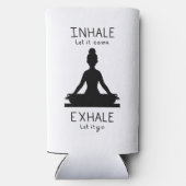 Inhale Exhale Yoga スリム缶クーラー (裏面)