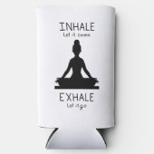Inhale Exhale Yoga スリム缶クーラー (正面)