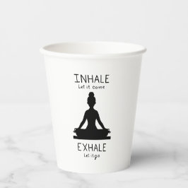 Inhale Exhale Yoga 紙コップ