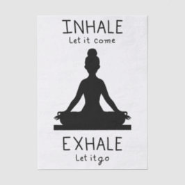 Inhale Exhale Yoga 薄葉紙