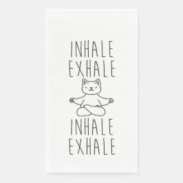 inhale Exhale yoga cat