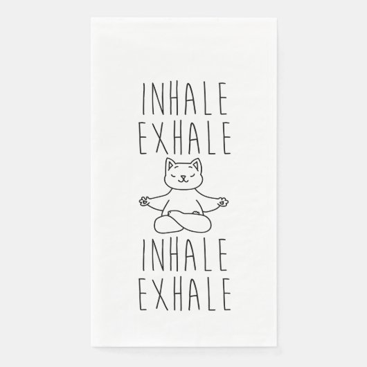inhale Exhale yoga cat (正面)