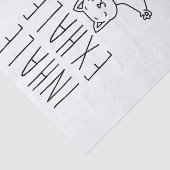 inhale Exhale yoga cat 薄葉紙 (詳細)