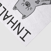 Inhale Exhale Yoga Cat 薄葉紙 (詳細)