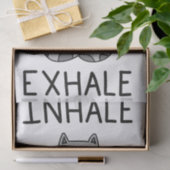 Inhale Exhale Yoga Cat 薄葉紙 (ギフト)