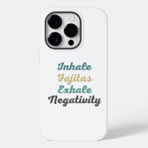 Inhale Fajitas Exhaleネガティビティ電話ケース Case-Mate iPhone 14 Proケース