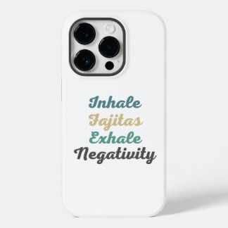 Inhale Fajitas Exhaleネガティビティ電話ケース Case-Mate iPhone 14 Proケース