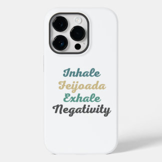 Inhale Feijoada Exhaleネガティビティ電話ケース Case-Mate iPhone 14 Proケース