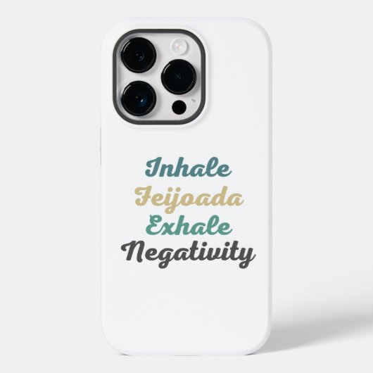 Inhale Feijoada Exhaleネガティビティ電話ケース Case-Mate iPhoneケース (裏面)