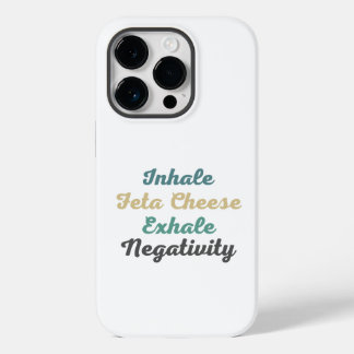 Inhale Feta Cheese Exhaleネガティビティ電話ケース Case-Mate iPhone 14 Proケース