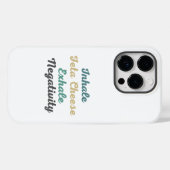 Inhale Feta Cheese Exhaleネガティビティ電話ケース Case-Mate iPhoneケース (裏面 (横))