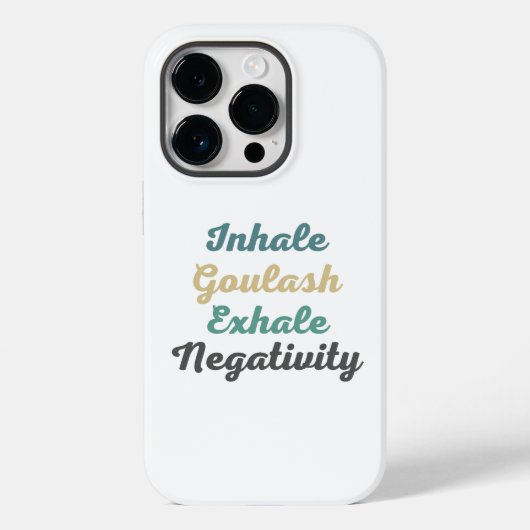 Inhale Goulash Exhaleネガティビティ電話ケース Case-Mate iPhoneケース (裏面)