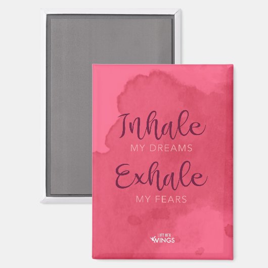 “Inhale My Dreams” — Magnet マグネット (正面/裏面)